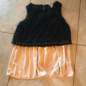 Two tone top from Bar III